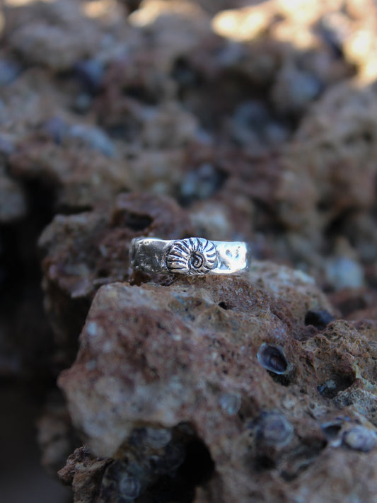 Ammonite Toe Ring