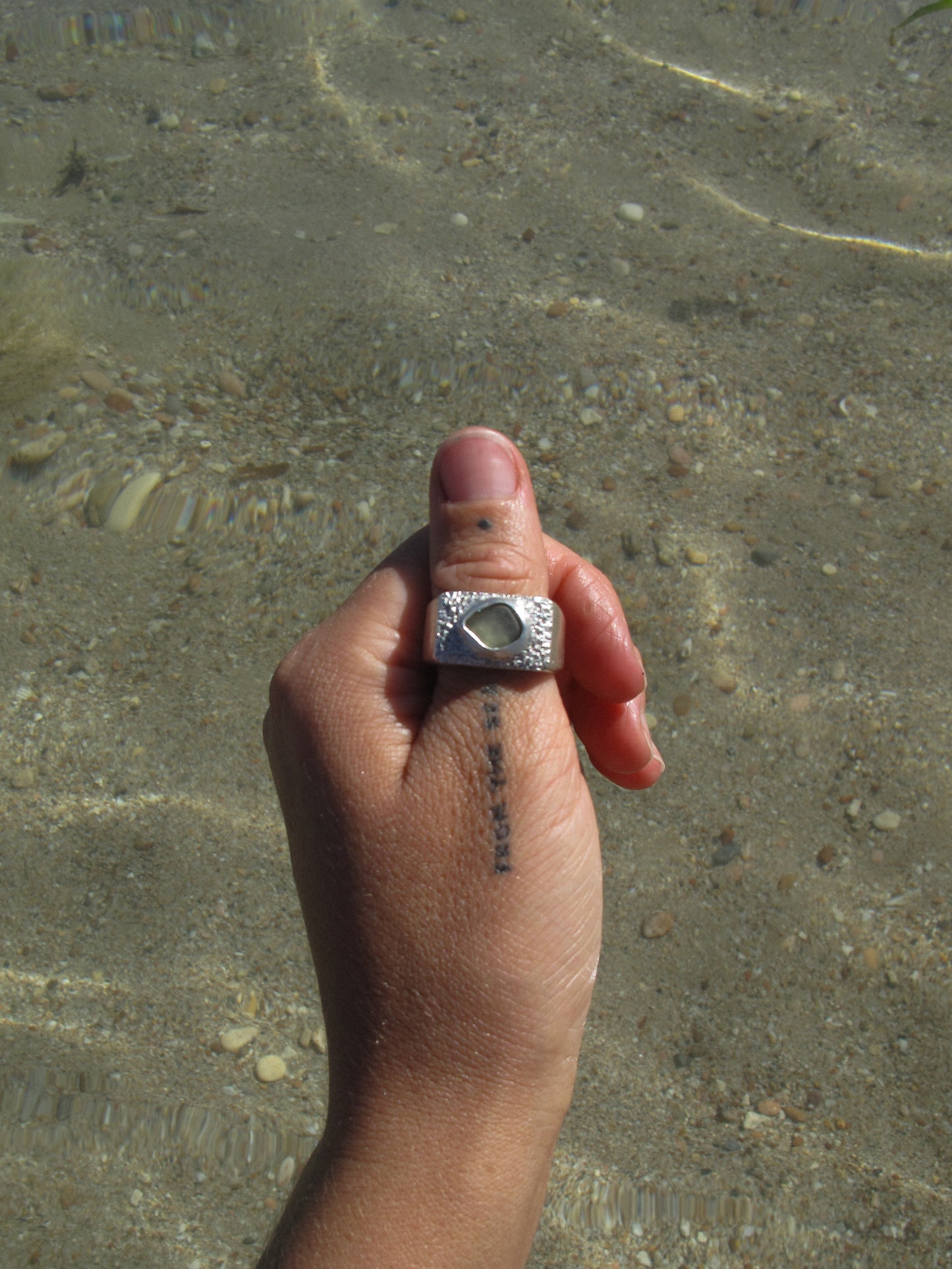 Sand Dune Signet Ring ~ Size 8.5