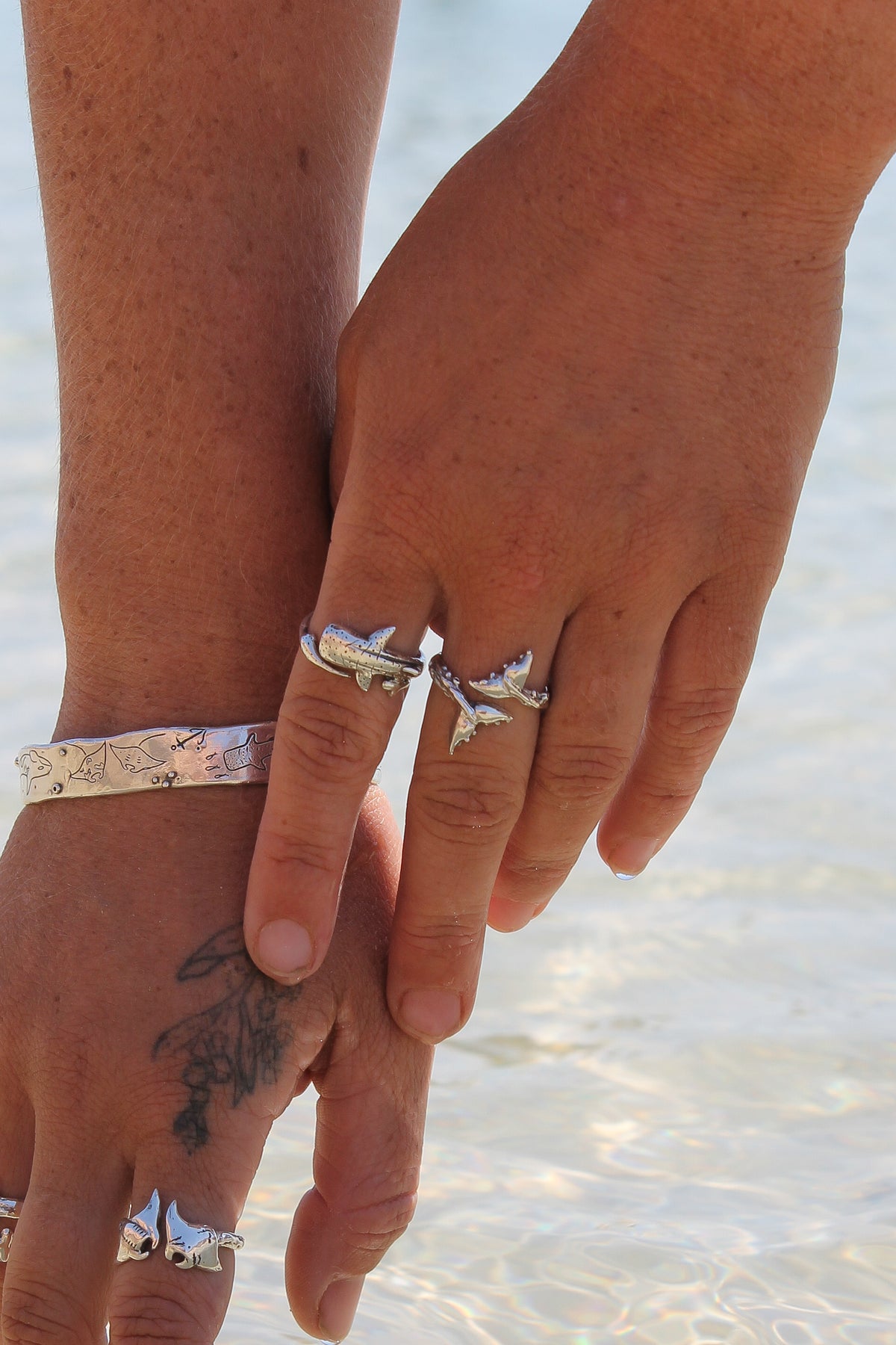 Twin Fluke Ring