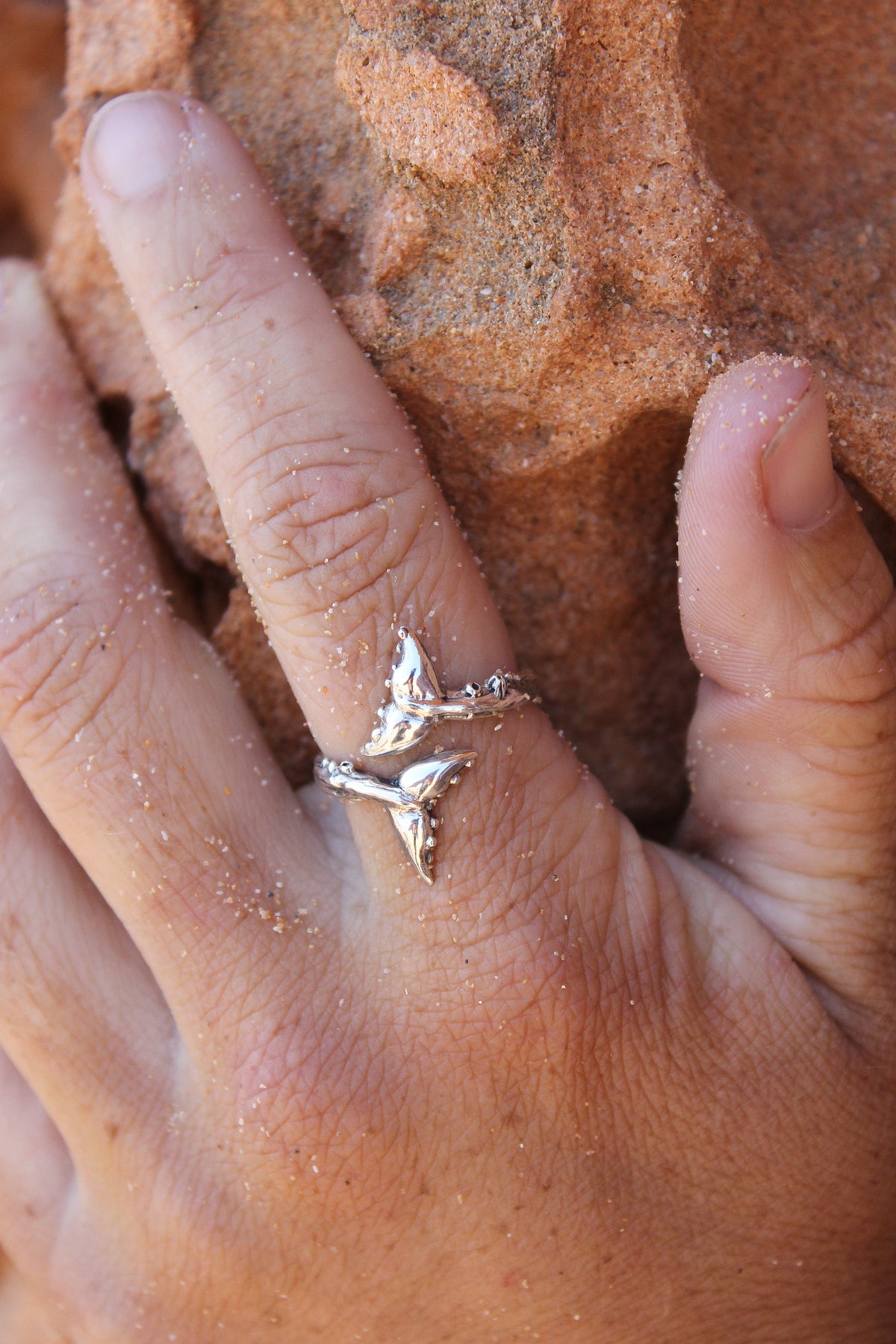 Twin Fluke Ring