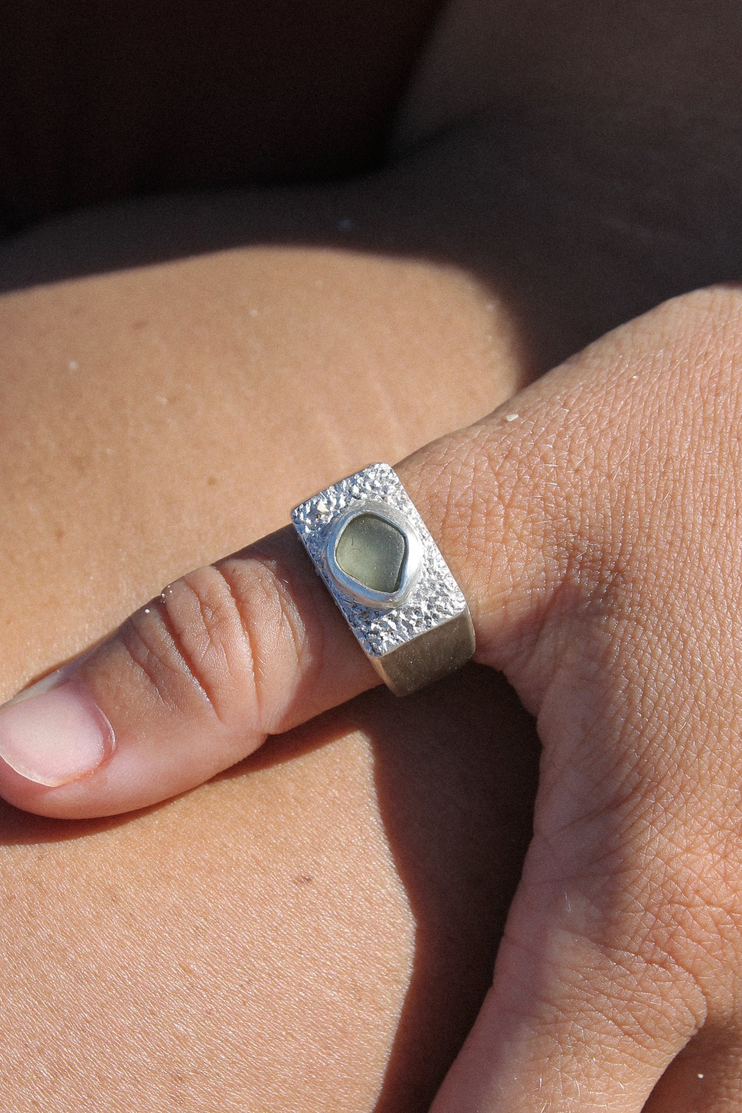 Sand Dune Signet Ring ~ Size 8.5