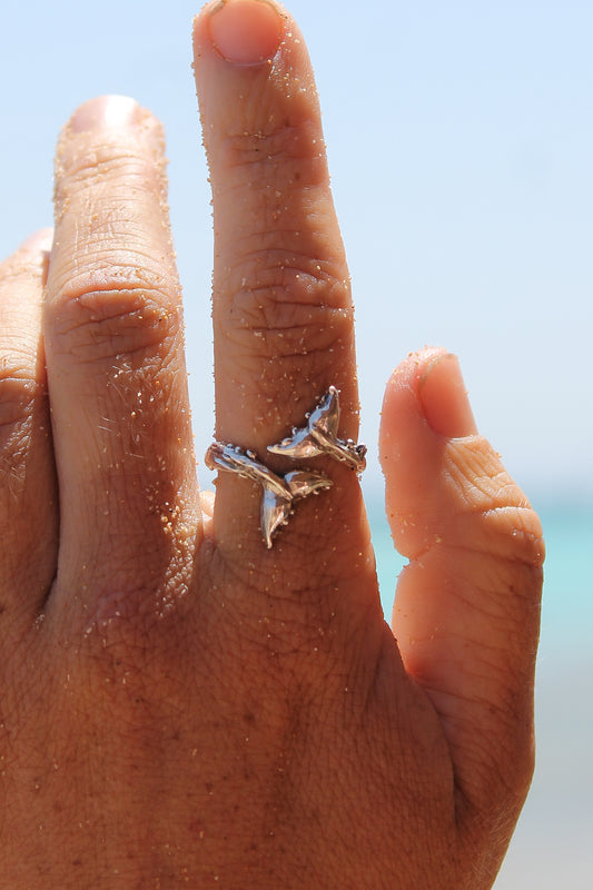 Twin Fluke Ring