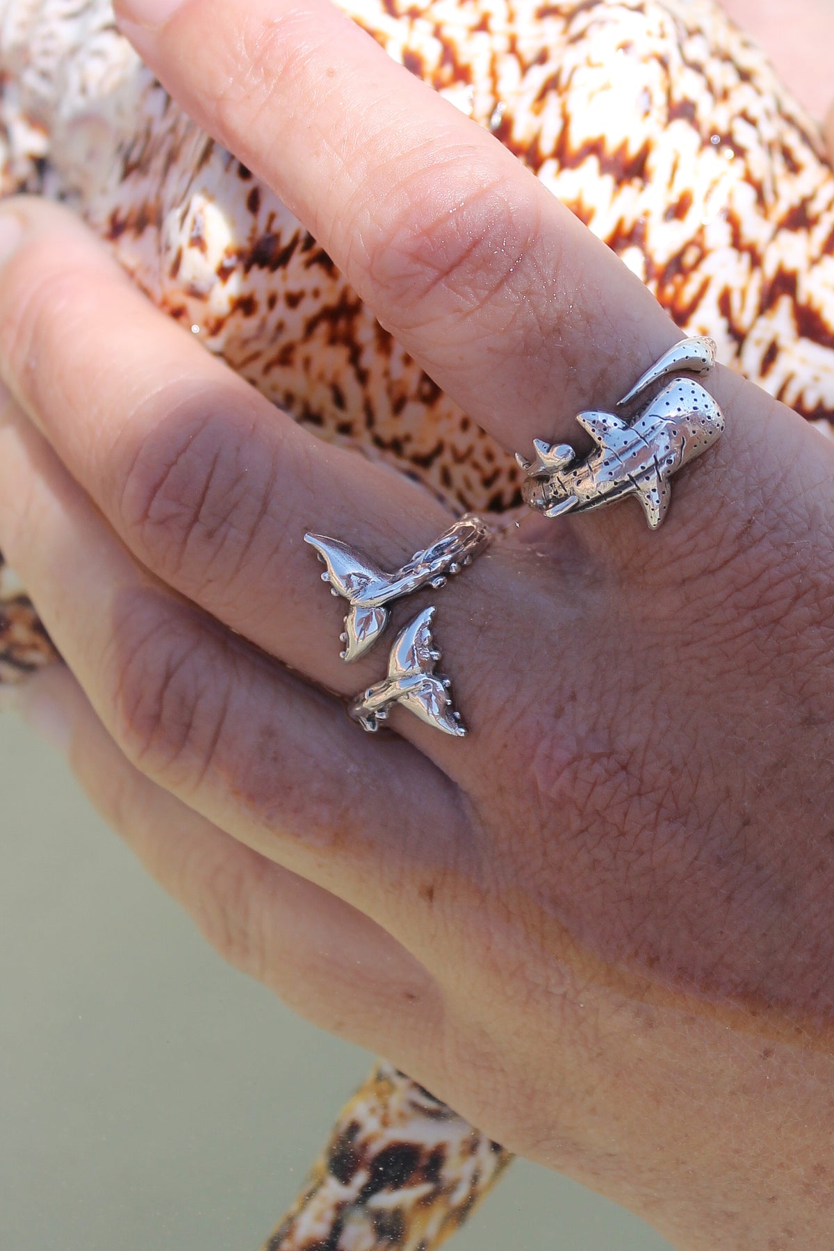 Twin Fluke Ring